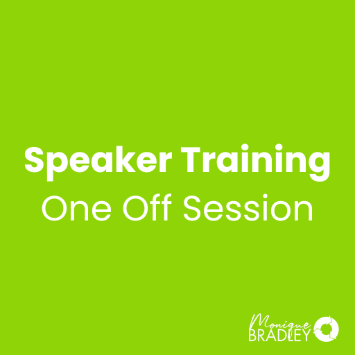 Speaker training one off training